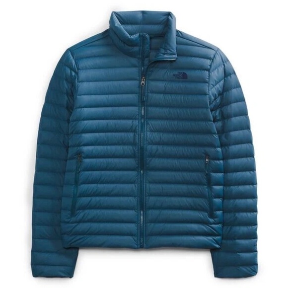 TNF The North Face Men’s Stretch Down 700 Jacket Monterey Blue XL - Picture 1 of 9